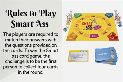 smart ass cards|How to play Smart Ass .